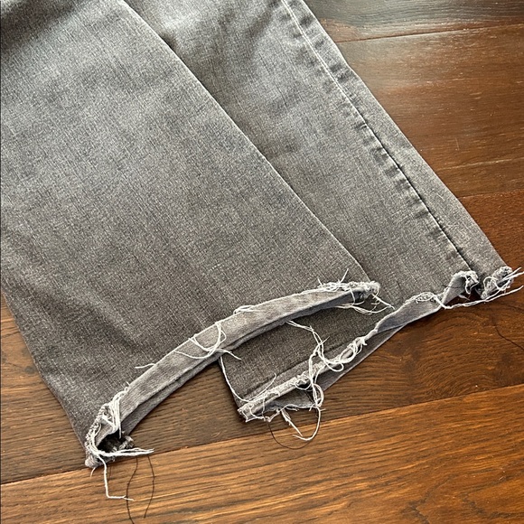 FRAME LE HIGH FLARE GRAY JEANS sz 26 - Picture 3 of 9